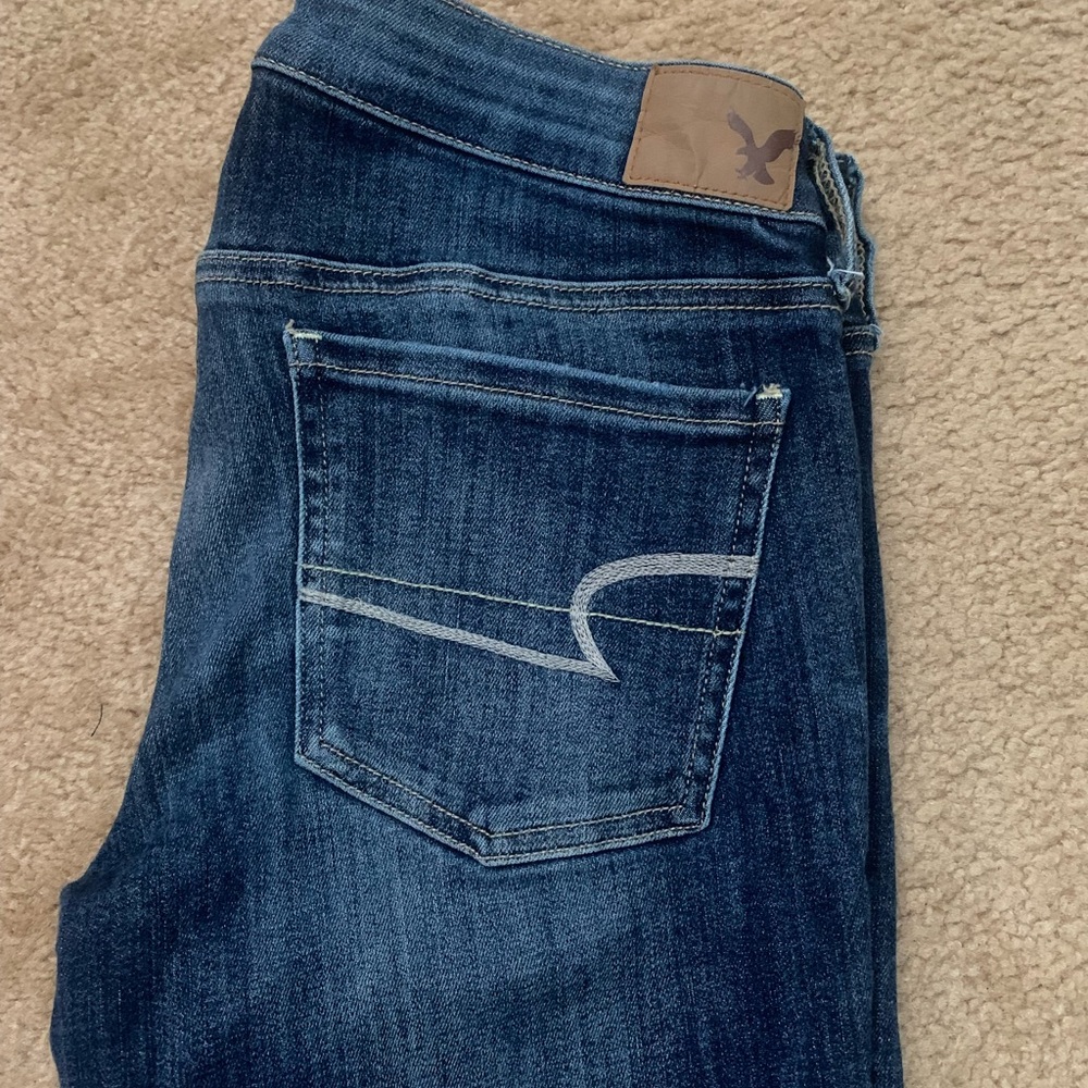 American Eagle distressed jeans size 10 long